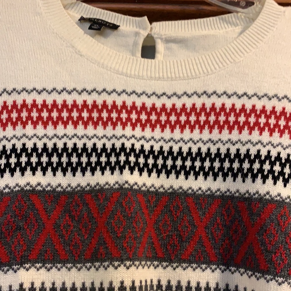 Talbots Winter Pattern Sweater - image 2